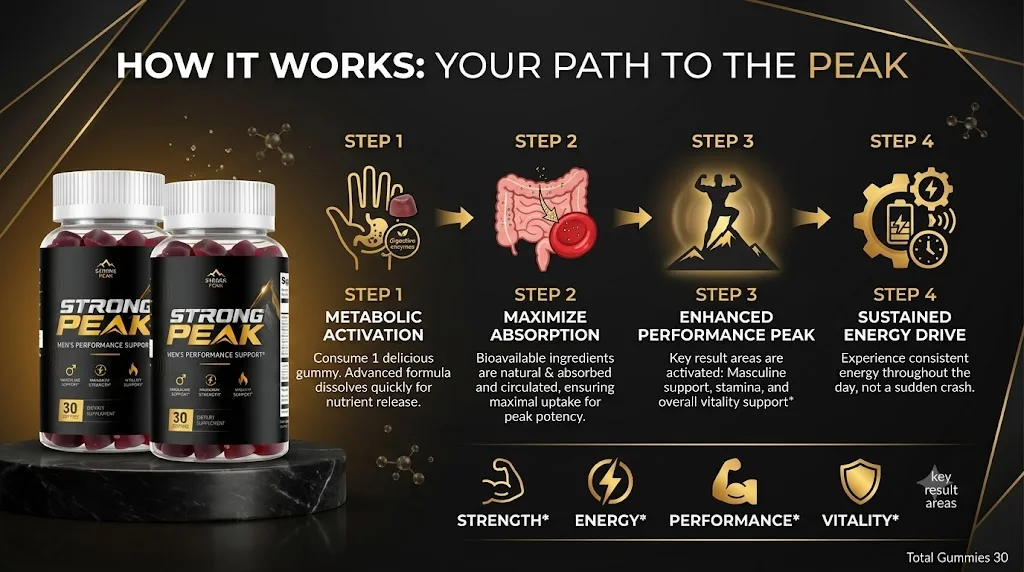 Strong Peak Gummies supplement how it works